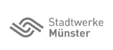 Logo Stadtwerke Münster, grau